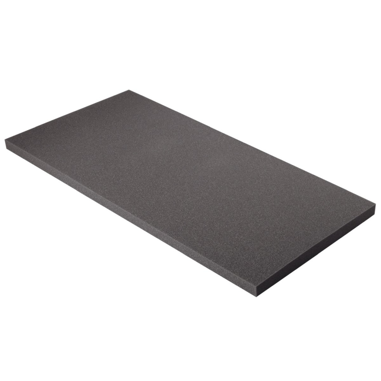 Hochwertiger Planer Schaumstoff MicroPor 100 x 50 x 3cm anthrazit - Schallschutzplatten