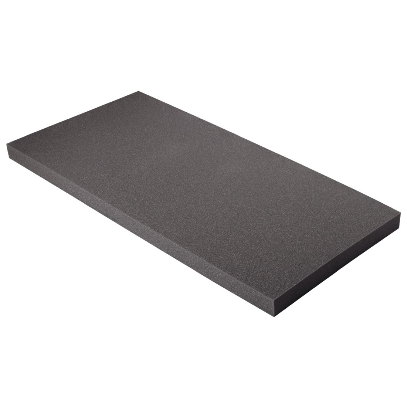 Hochwertiger Planer Schaumstoff MicroPor 100 x 50 x 5cm anthrazit - Schallschutzplatten