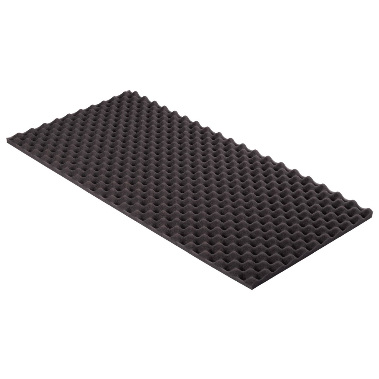 Akustik Noppenschaumstoff MicroPor 100 x 50 x 2cm anthrazit - Schaumstoff in Bestqualität