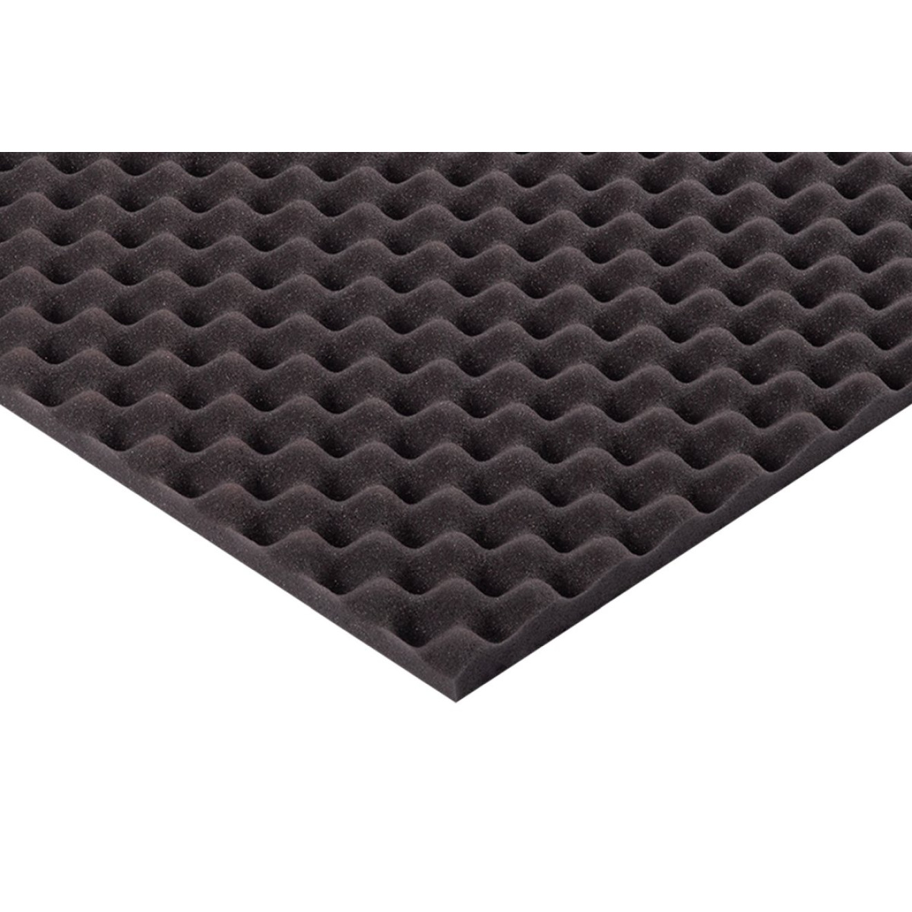Akustik Noppenschaumstoff MicroPor 100 x 50 x 2cm anthrazit - Schaumstoff in Bestqualität
