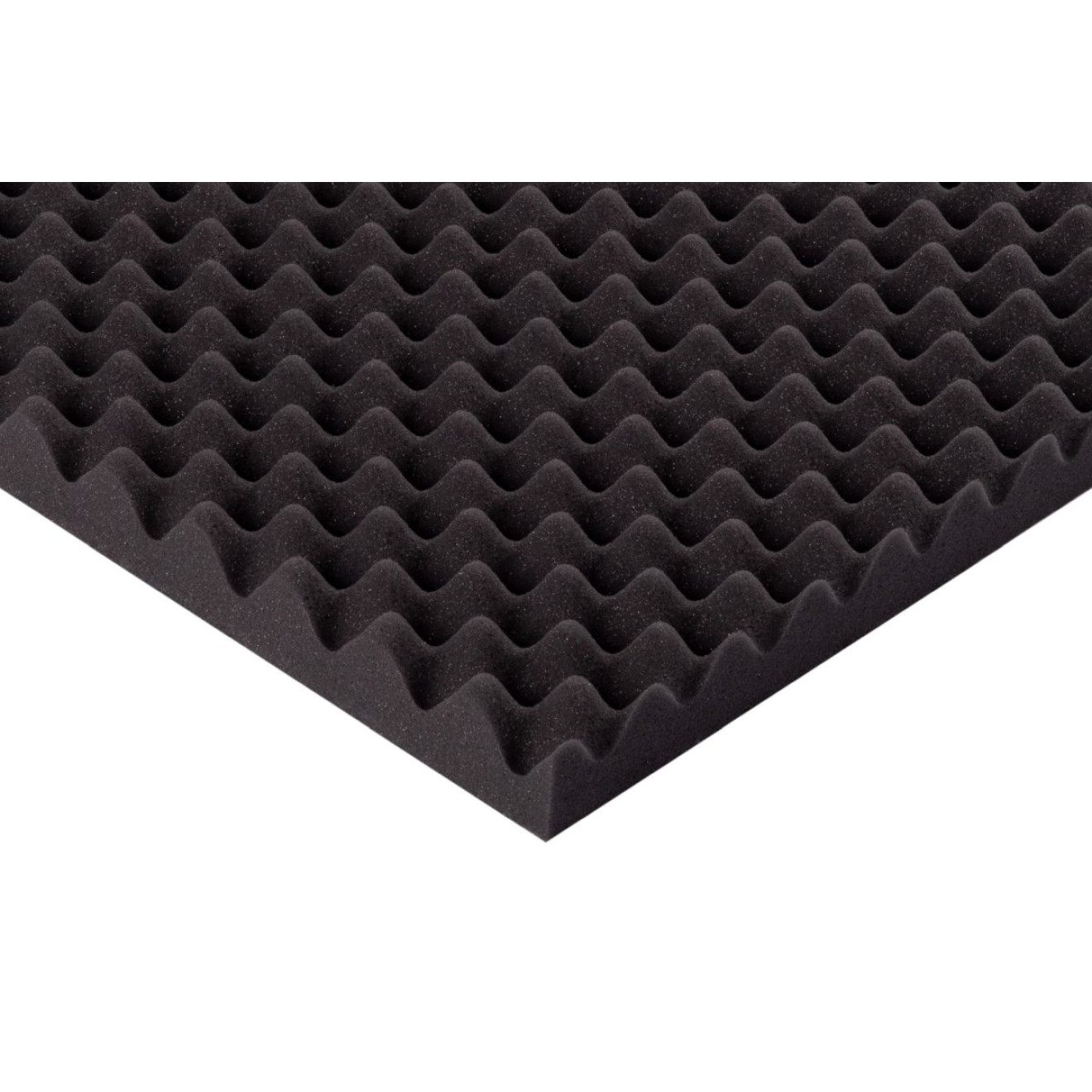 Akustik Noppenschaumstoff MicroPor 100 x 50 x 5cm anthrazit klebend - Schaumstoff in Bestqualität