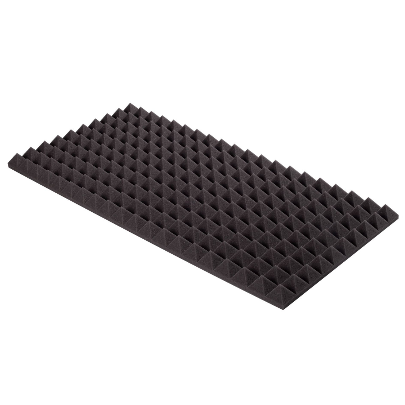 Pyramidenschaumstoff Eco-Line 100 x 50 x 5cm anthrazit - Eco Pyramidenschaum