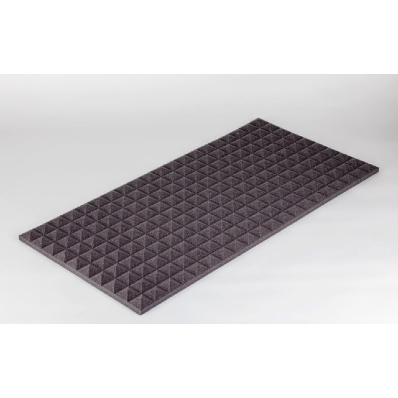 Akustik Pyramidenschaumstoff MicroPor 100 x 50 x 3cm anthrazit - Schaumstoff in Bestqualität