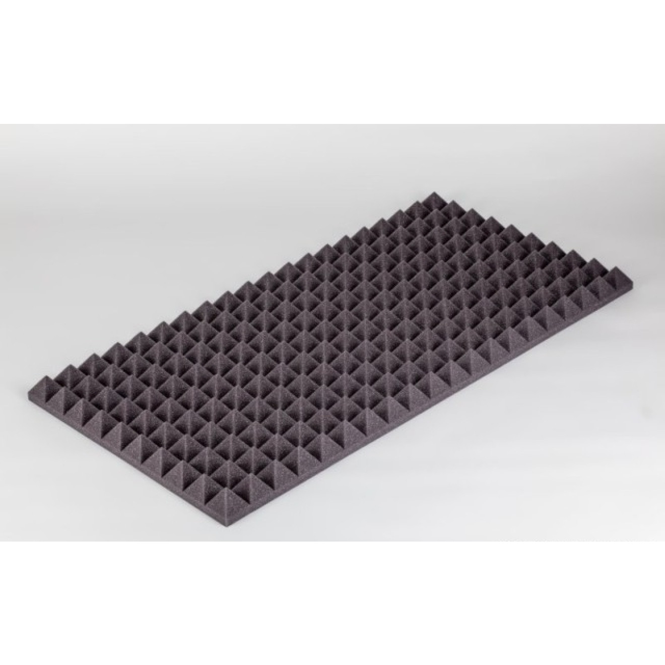 Akustik Pyramidenschaumstoff MicroPor 100 x 50 x 5cm anthrazit - Schaumstoff in Bestqualität