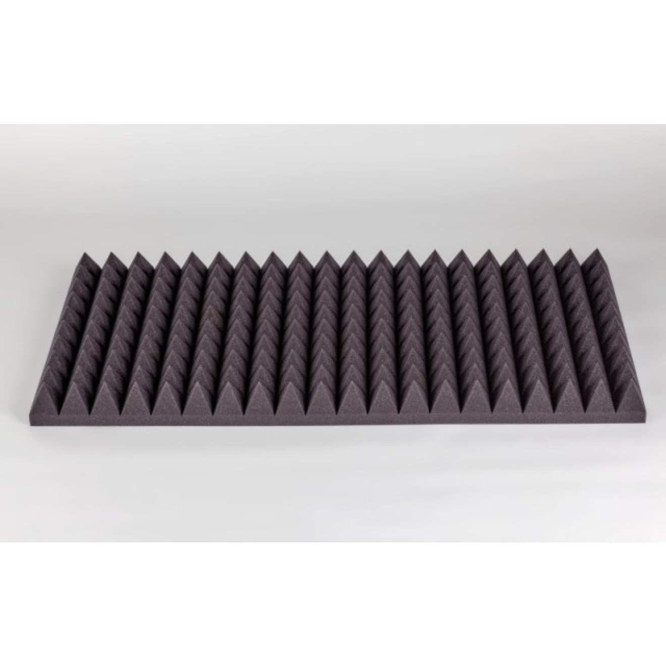 Akustik Pyramidenschaumstoff MicroPor 100 x 50 x 7cm anthrazit - Schaumstoff in Bestqualität