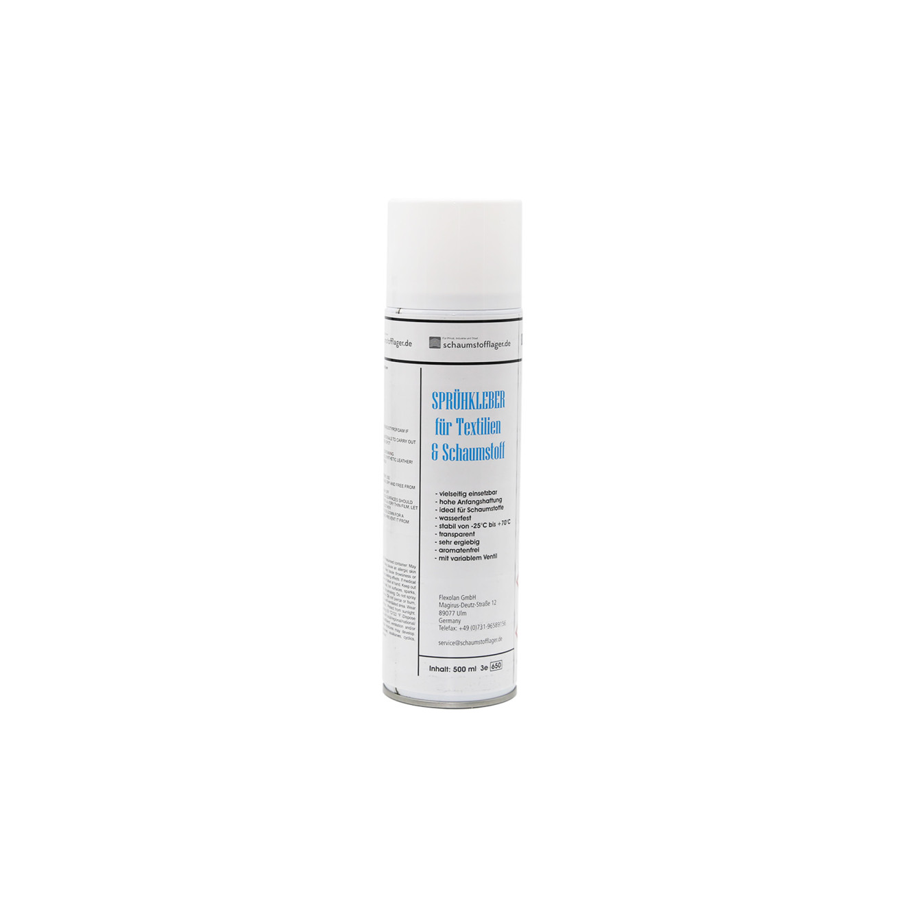 Schaumstoff Sprühkleber 500ml Top Festigkeit