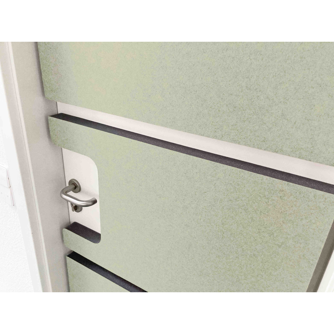 Türdämmset 50mm weiß/beige für Türblattbreite 735mm