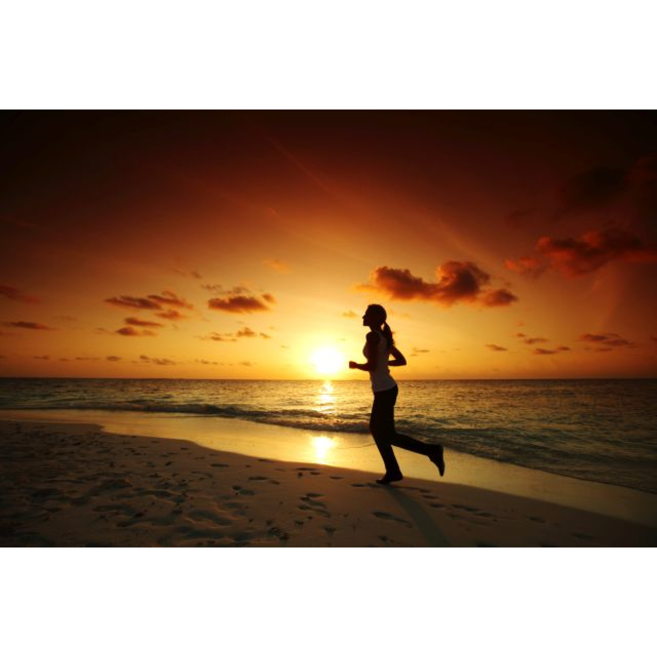 Akustikbild Joggen am Strand