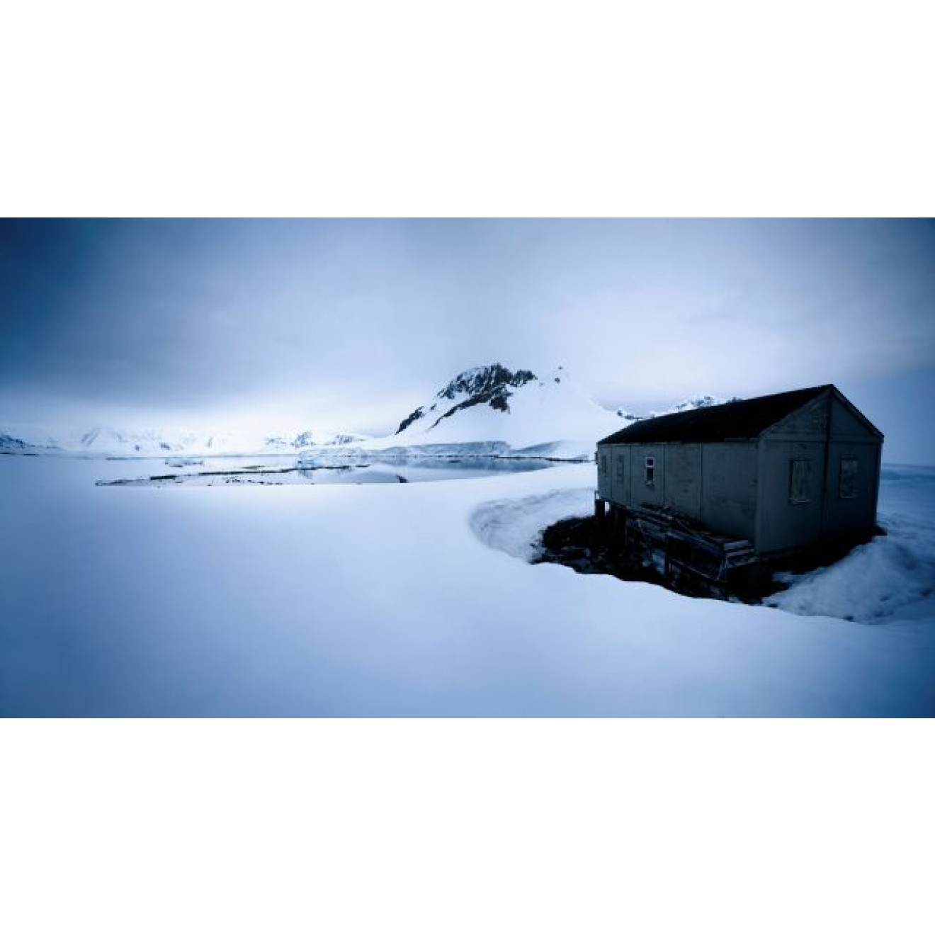 Akustikbild Einsames Haus in Island