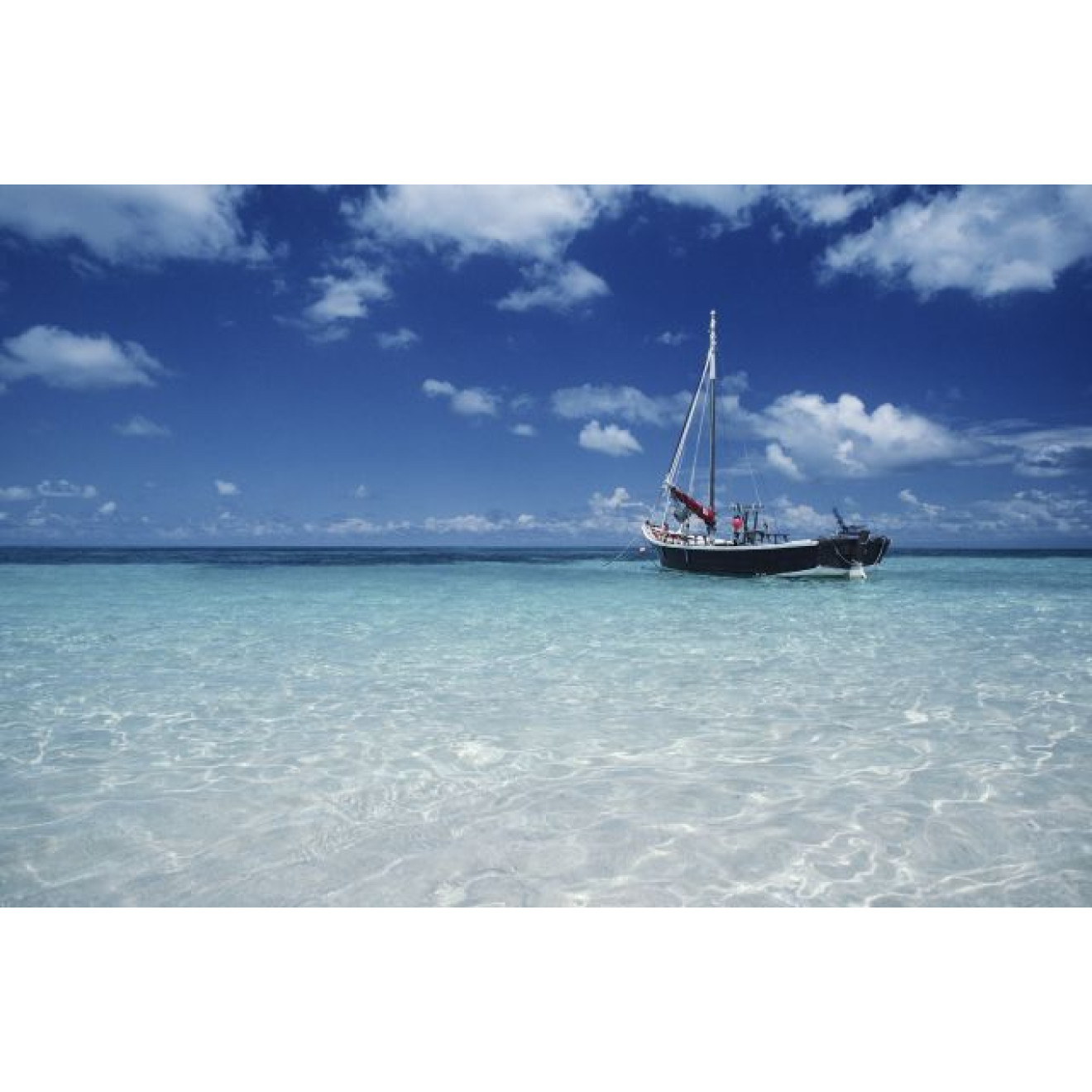 Akustikbild Segelschiff in der Karibik