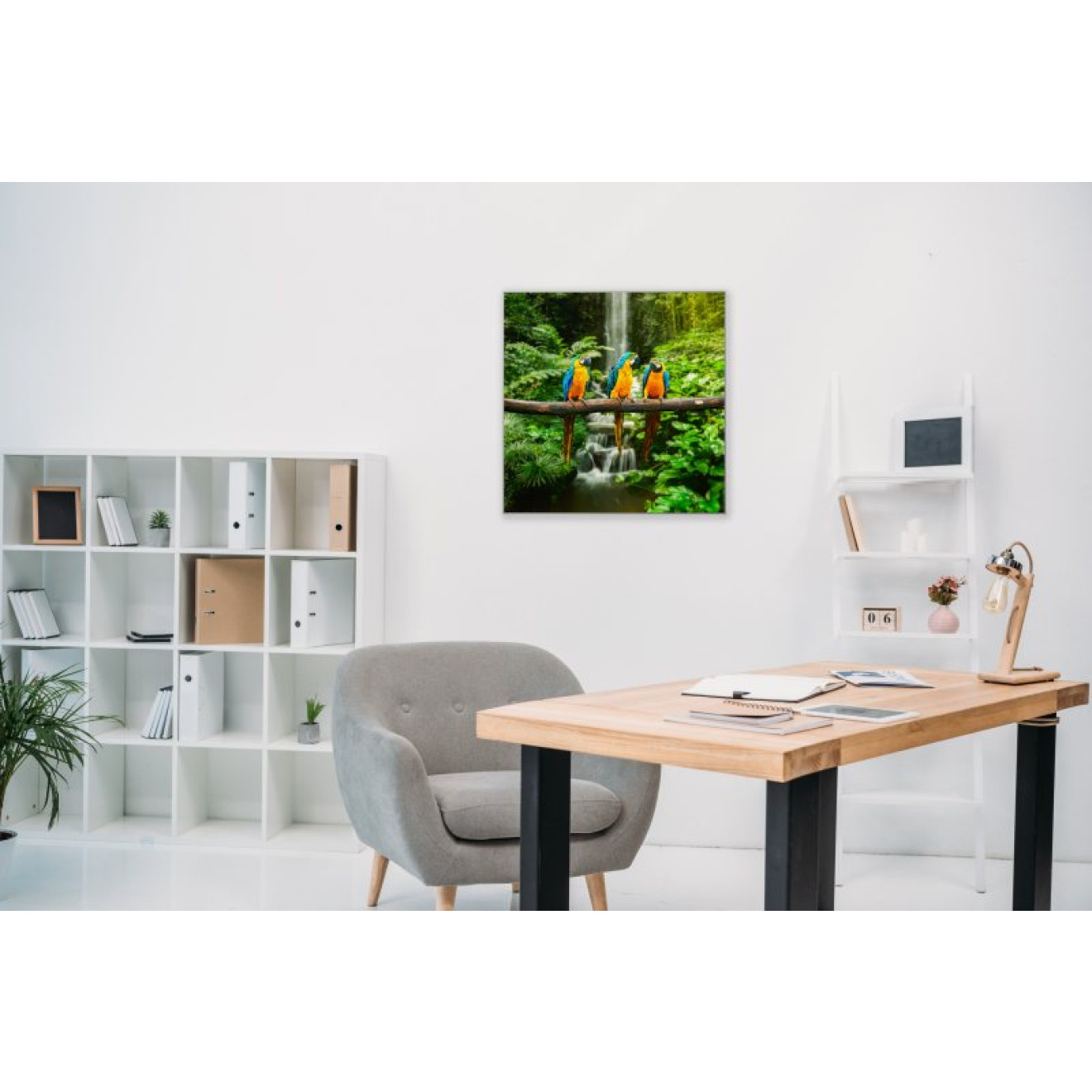 Akustikbild Papageien Trio