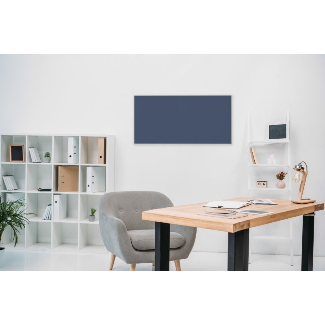 Akustikbild Unifarben mit hochwertigem ©Camira YS004