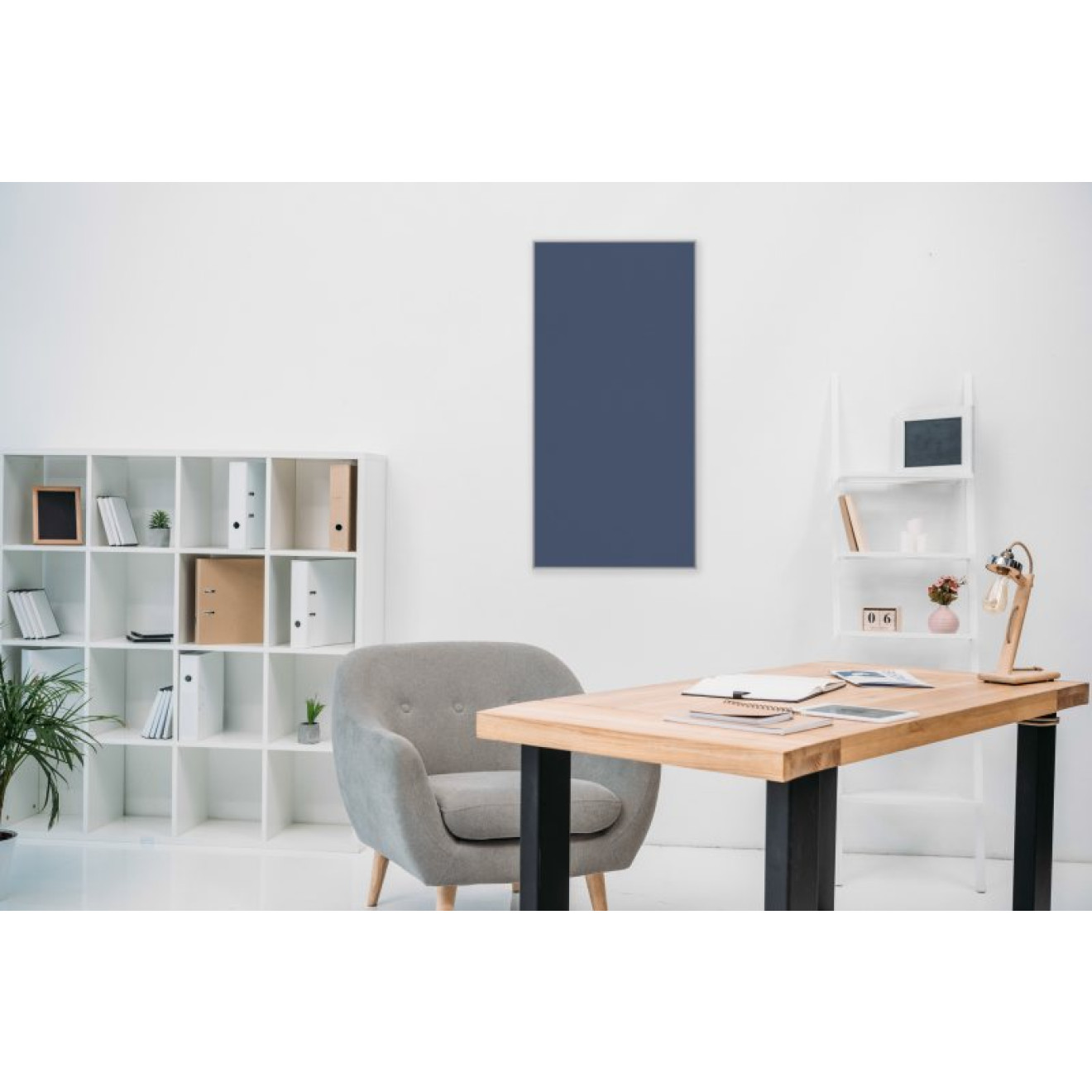 Akustikbild Unifarben mit hochwertigem ©Camira YS004