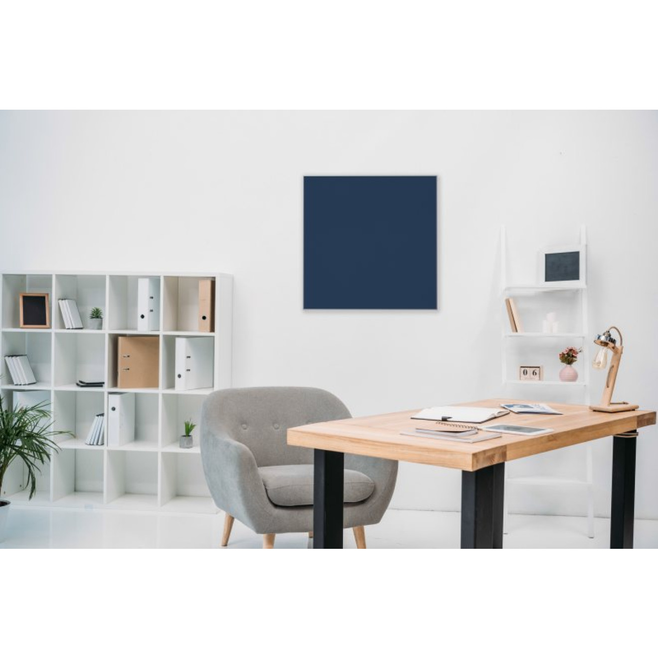 Akustikbild Unifarben mit hochwertigem ©Camira YS005