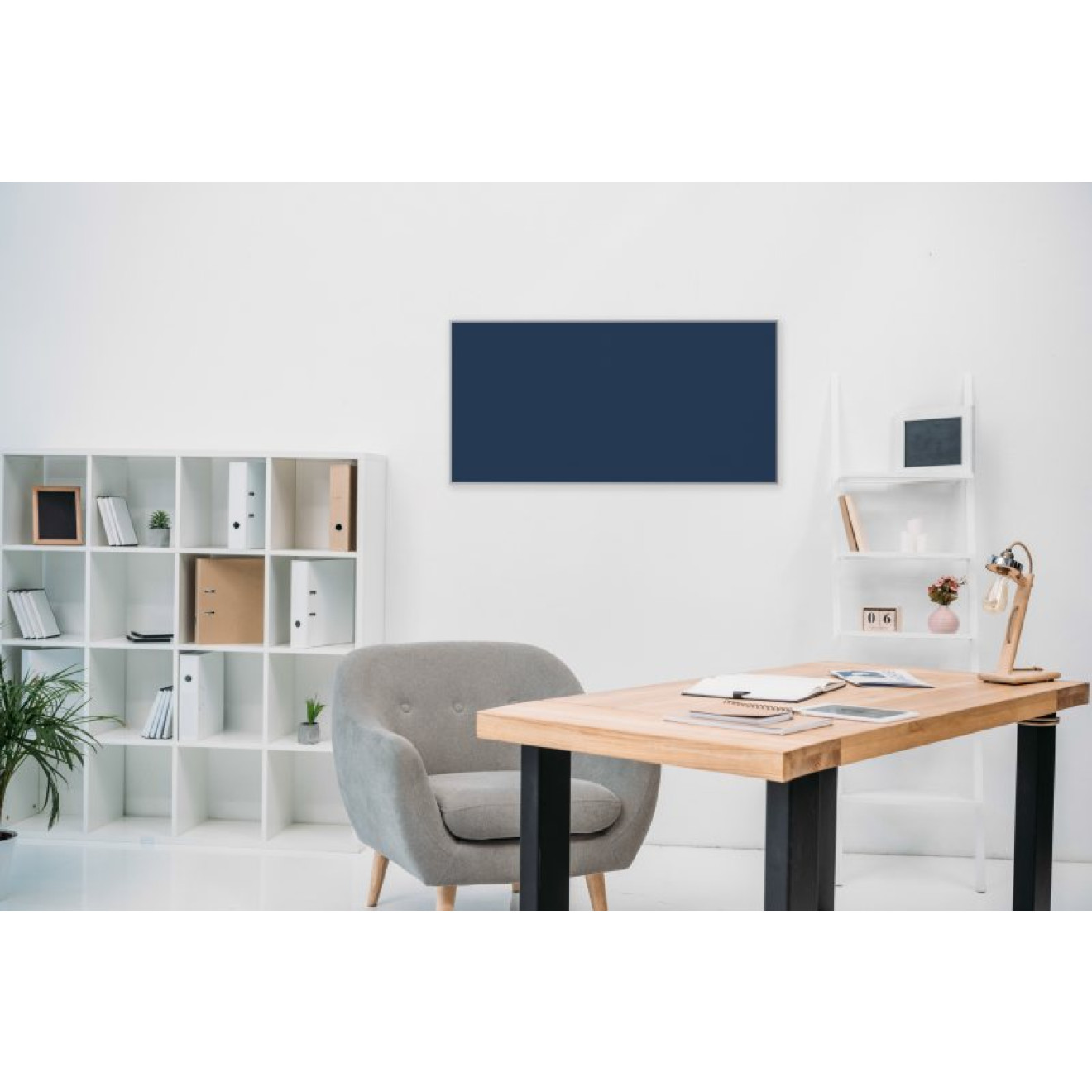 Akustikbild Unifarben mit hochwertigem ©Camira YS005