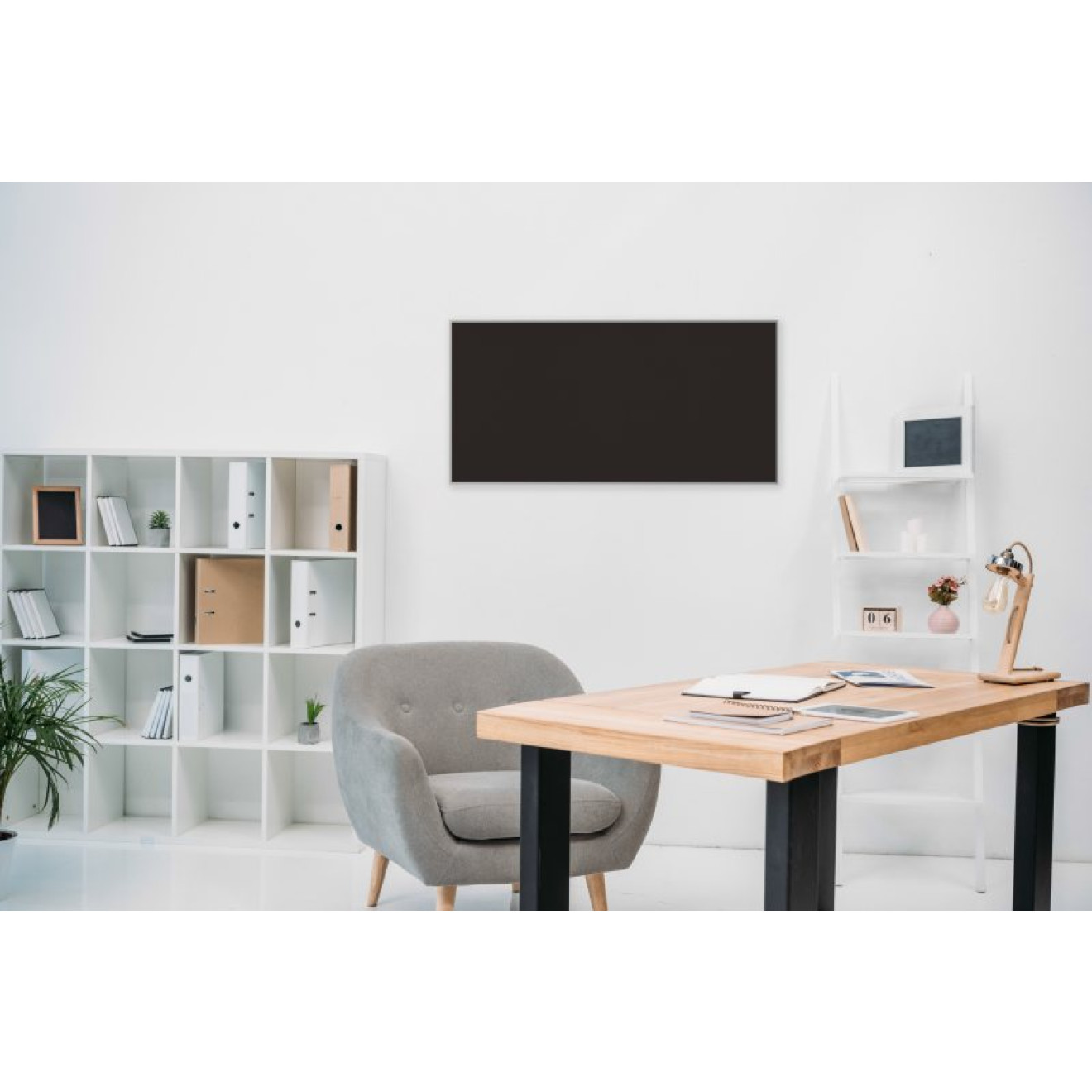 Akustikbild Unifarben mit hochwertigem ©Camira YS046