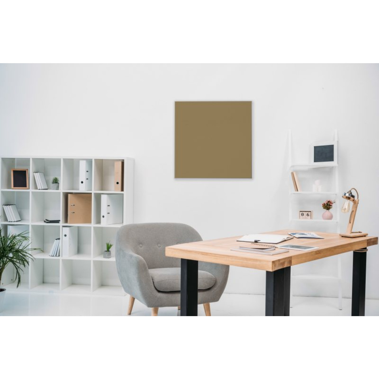 Akustikbild Unifarben mit hochwertigem ©Camira YS071