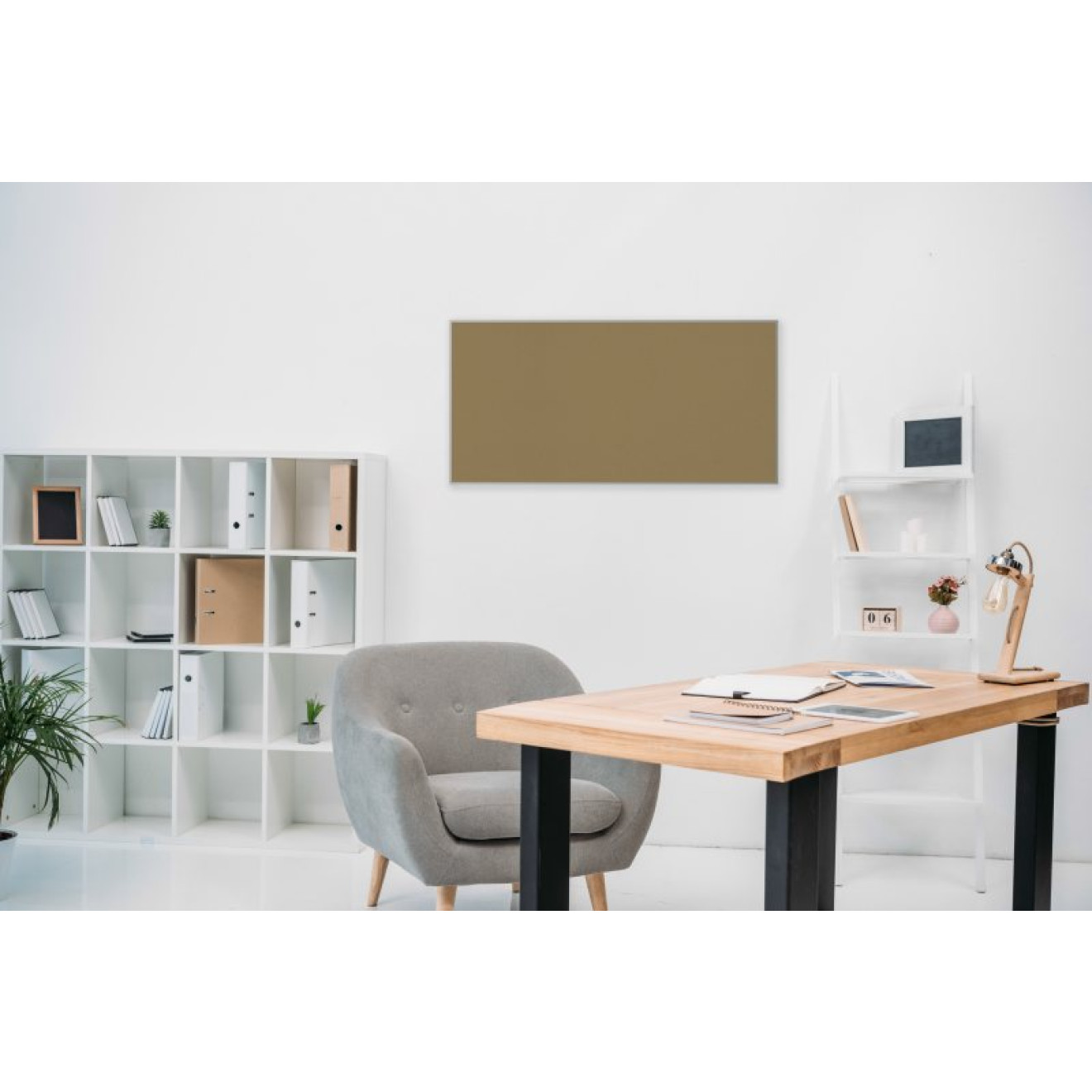 Akustikbild Unifarben mit hochwertigem ©Camira YS071