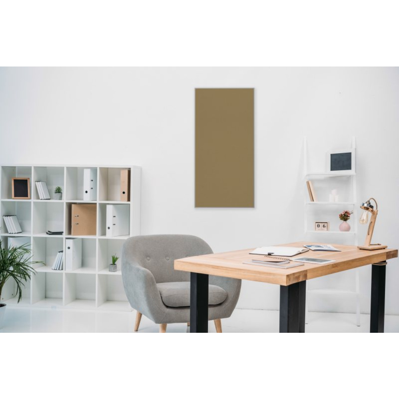 Akustikbild Unifarben mit hochwertigem ©Camira YS071