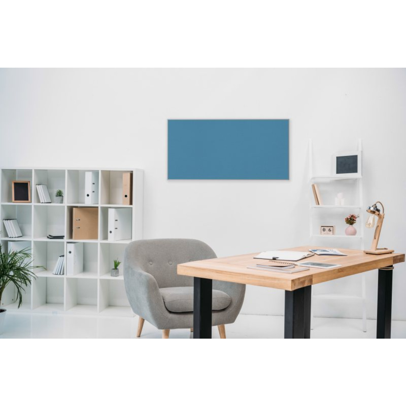 Akustikbild Unifarben mit hochwertigem ©Camira YS073