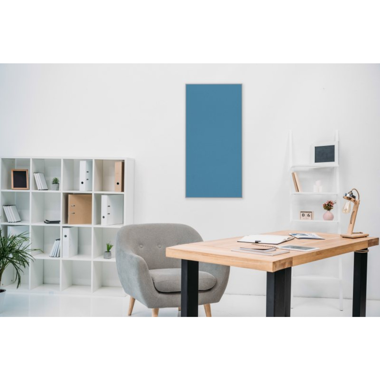 Akustikbild Unifarben mit hochwertigem ©Camira YS073