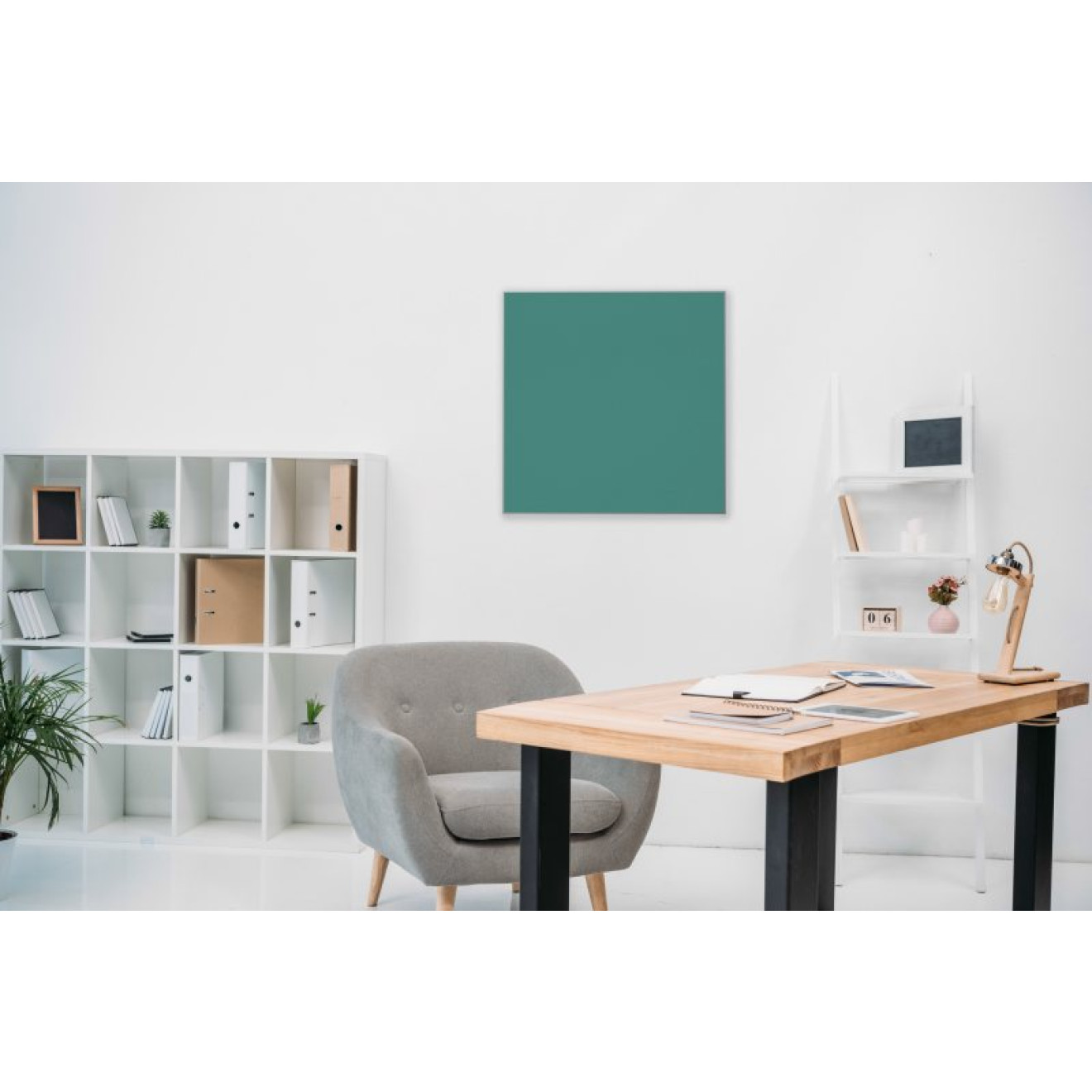 Akustikbild Unifarben mit hochwertigem ©Camira YS074