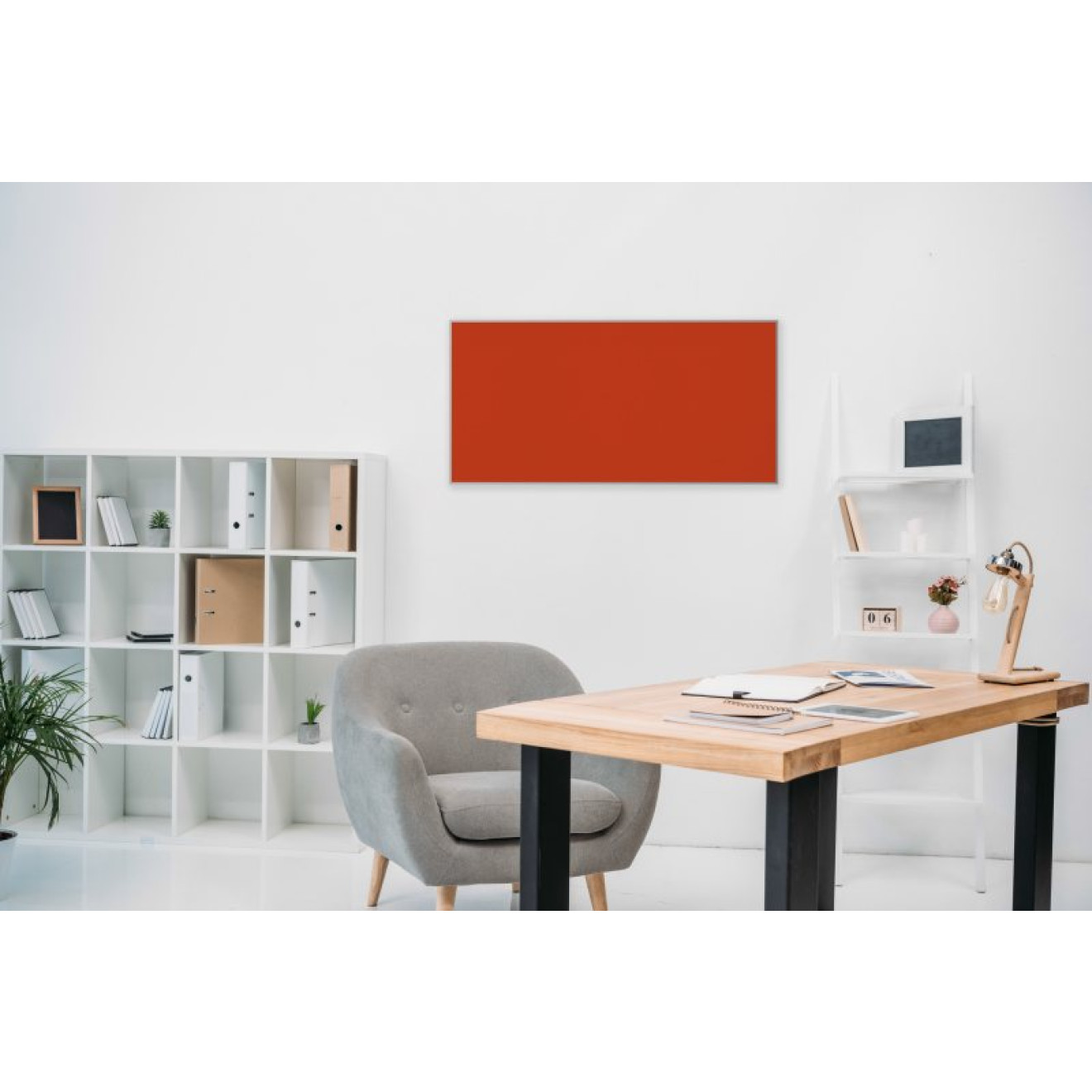 Akustikbild Unifarben mit hochwertigem ©Camira YS076