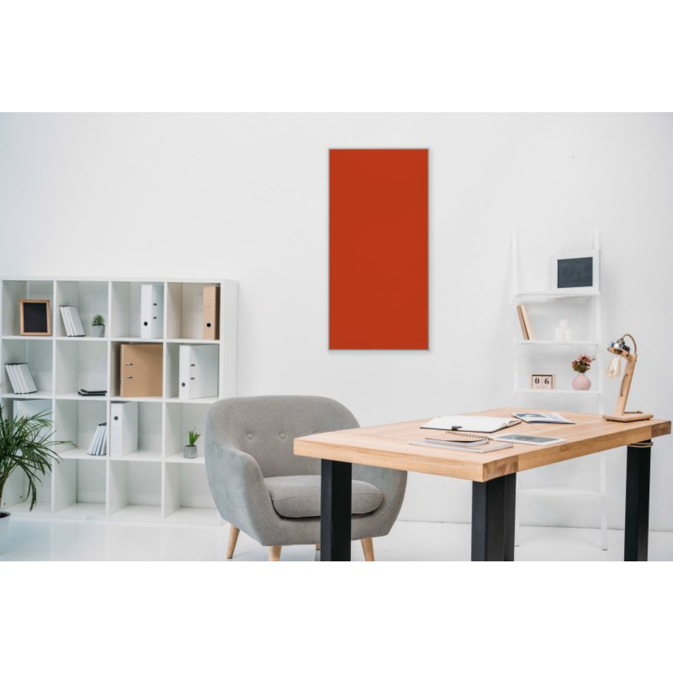 Akustikbild Unifarben mit hochwertigem ©Camira YS076