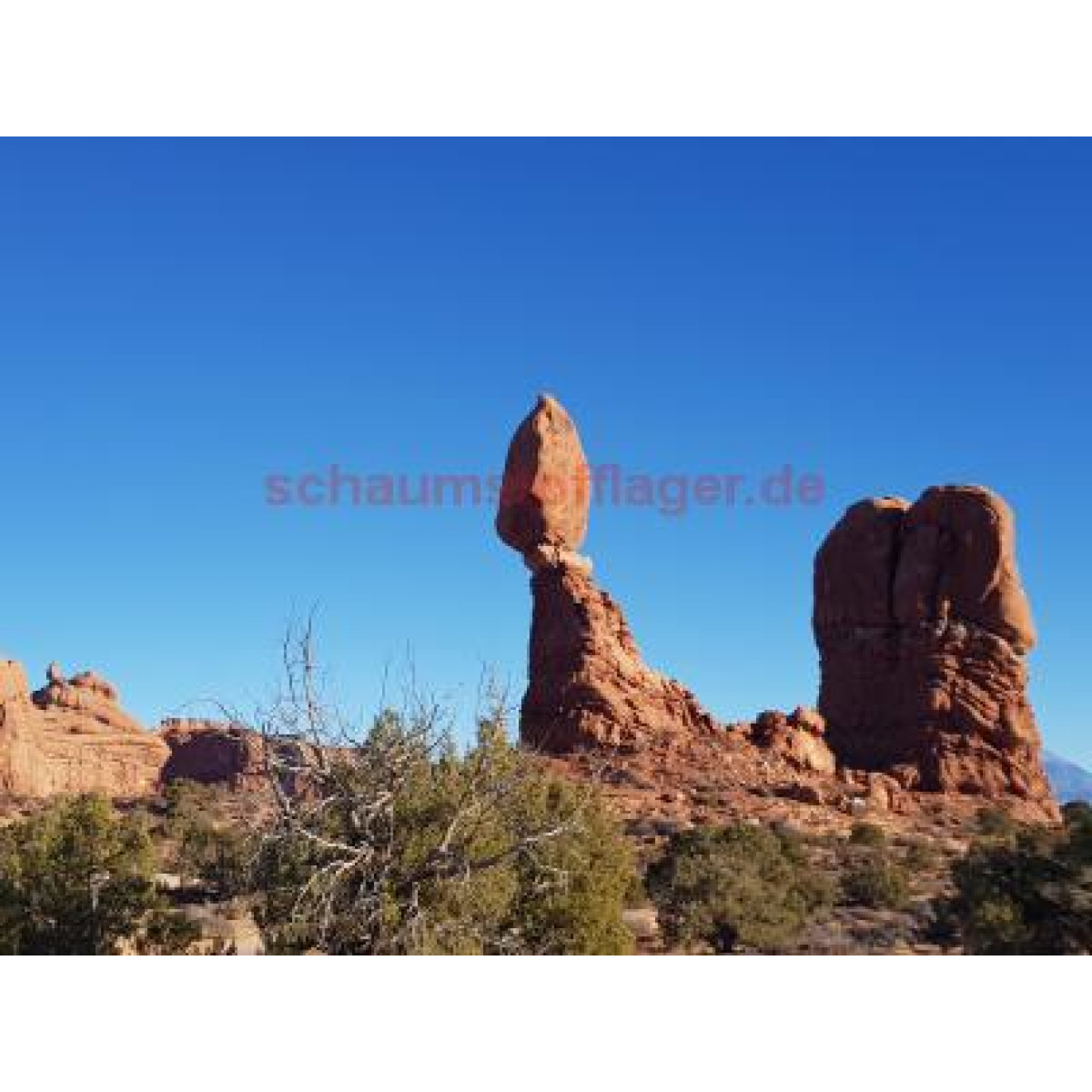 Akustikbild Arches Nationalpark Fels im Gleichgewicht