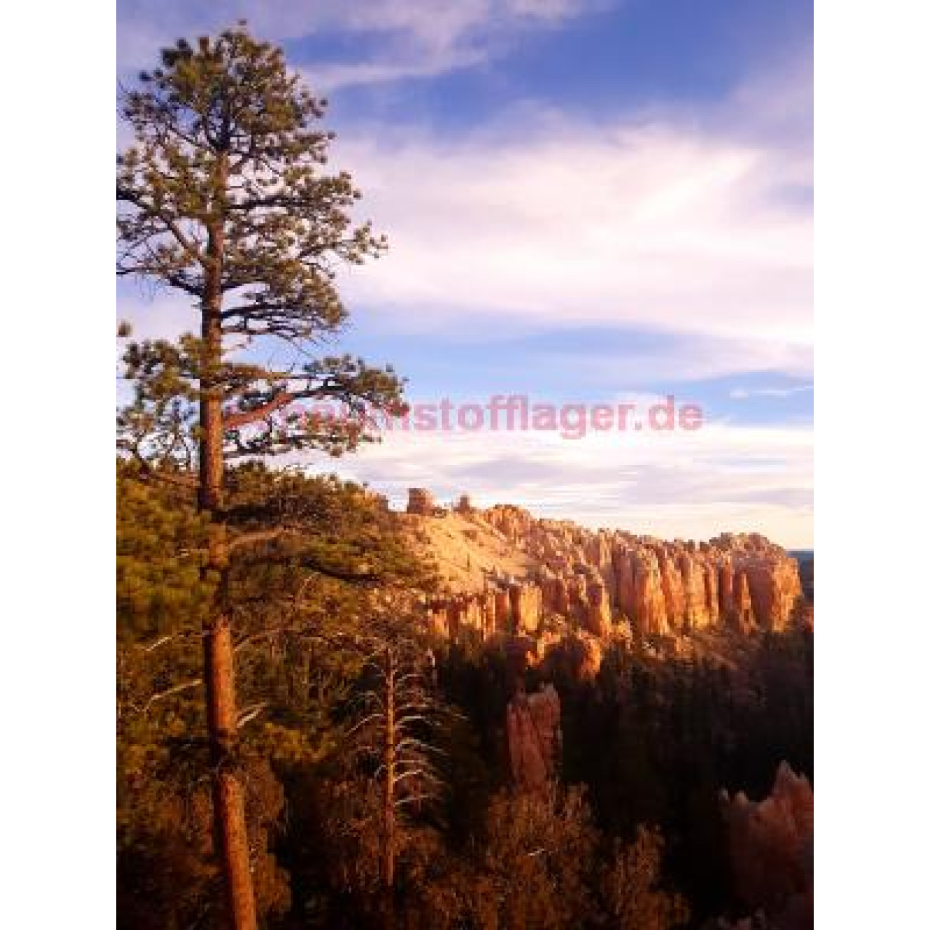 Akustikbild Bryce Canyon in Utah Felsformation