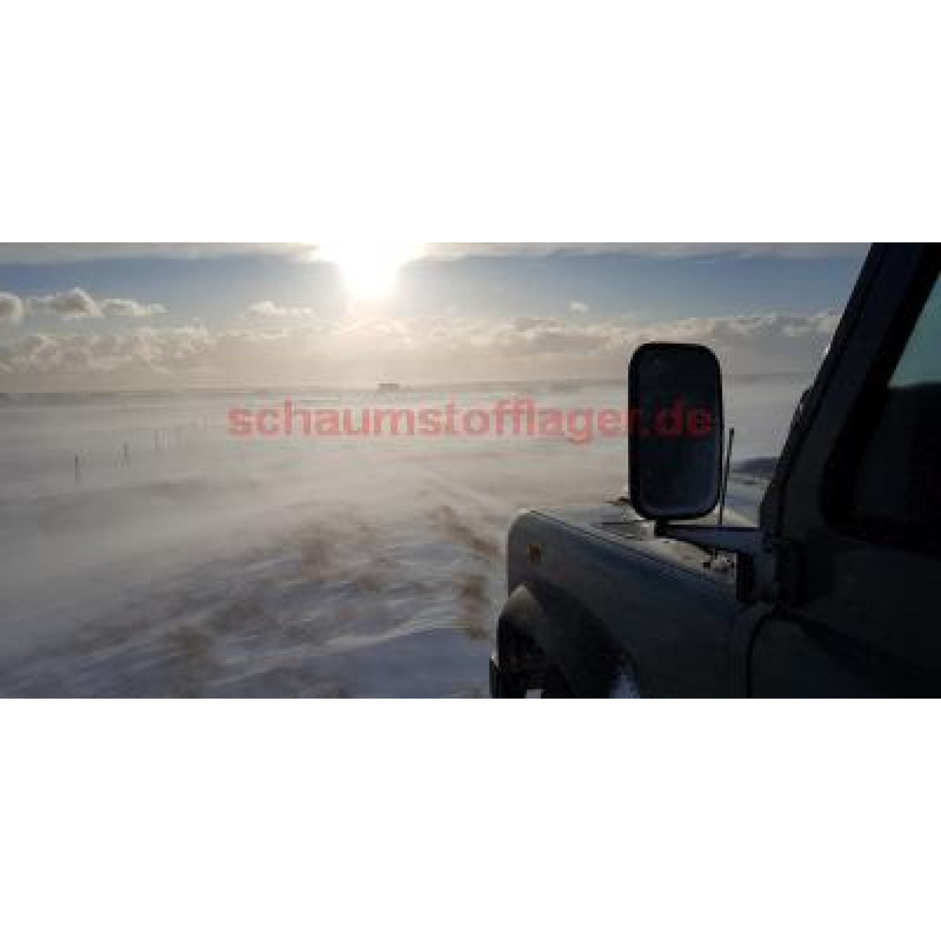 Akustikbild Schneesturm in Island