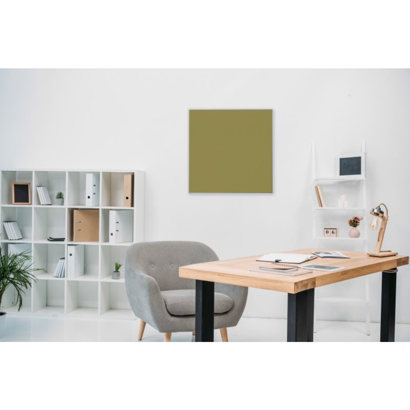 Akustikbild Unifarben mit hochwertigem ©Camira YS077