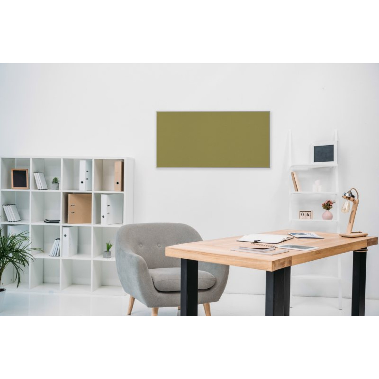 Akustikbild Unifarben mit hochwertigem ©Camira YS077