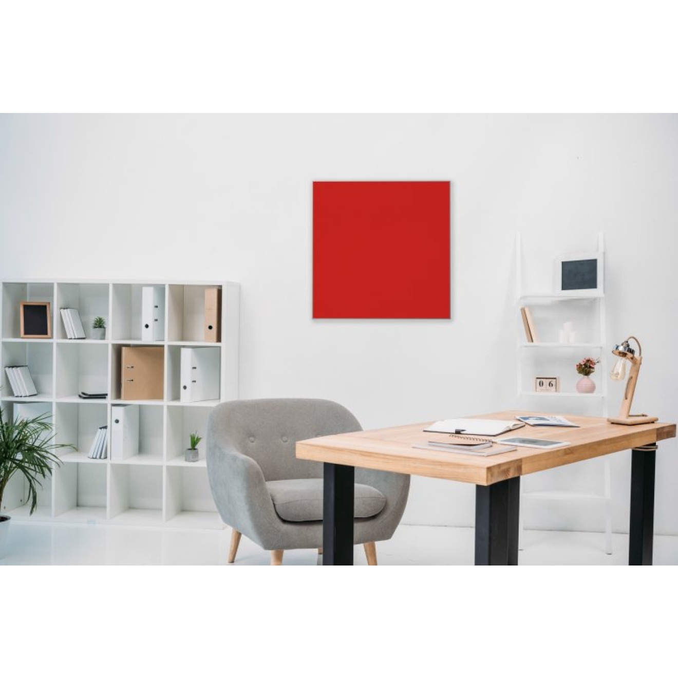 Akustikbild Unifarben mit hochwertigem ©Camira YS079