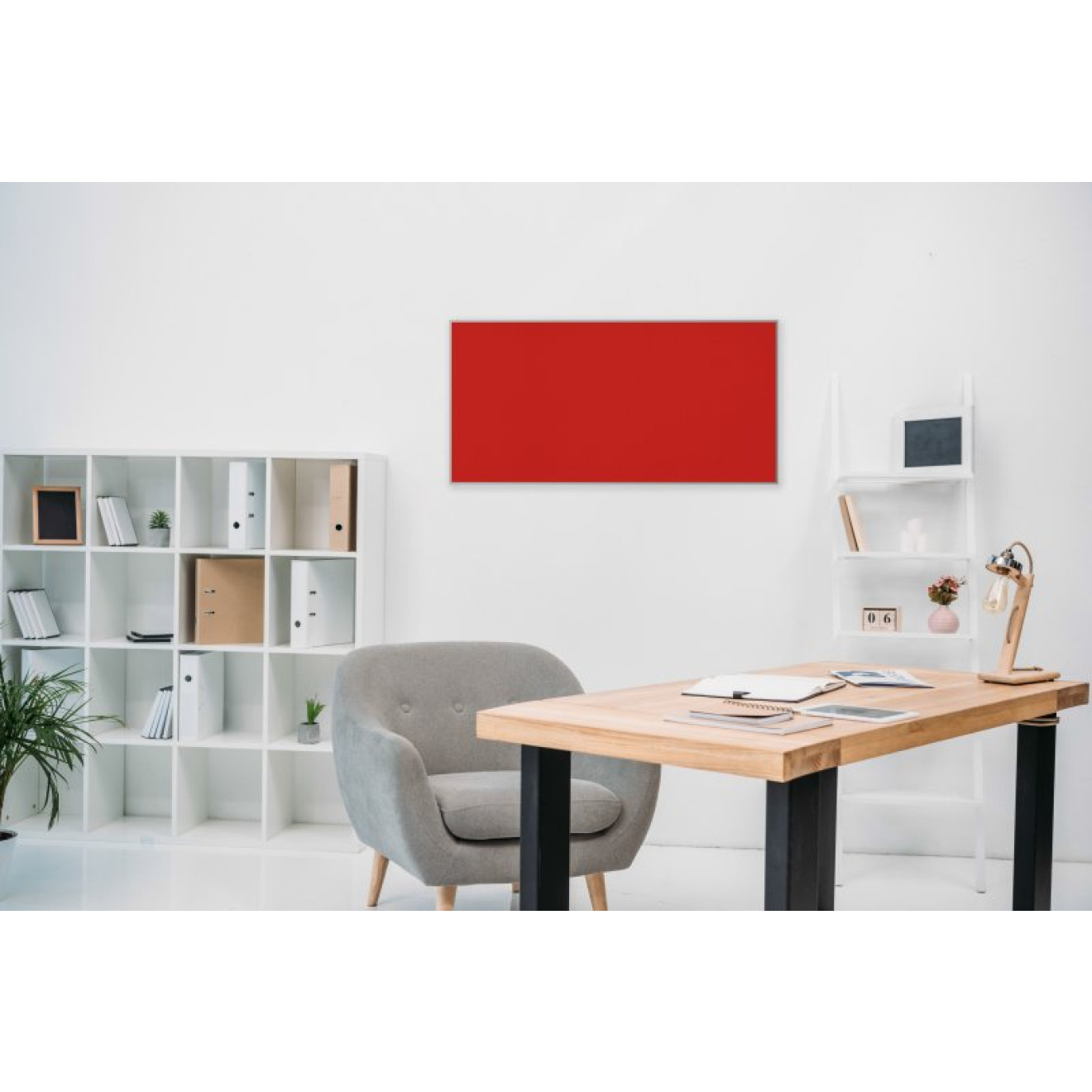 Akustikbild Unifarben mit hochwertigem ©Camira YS079