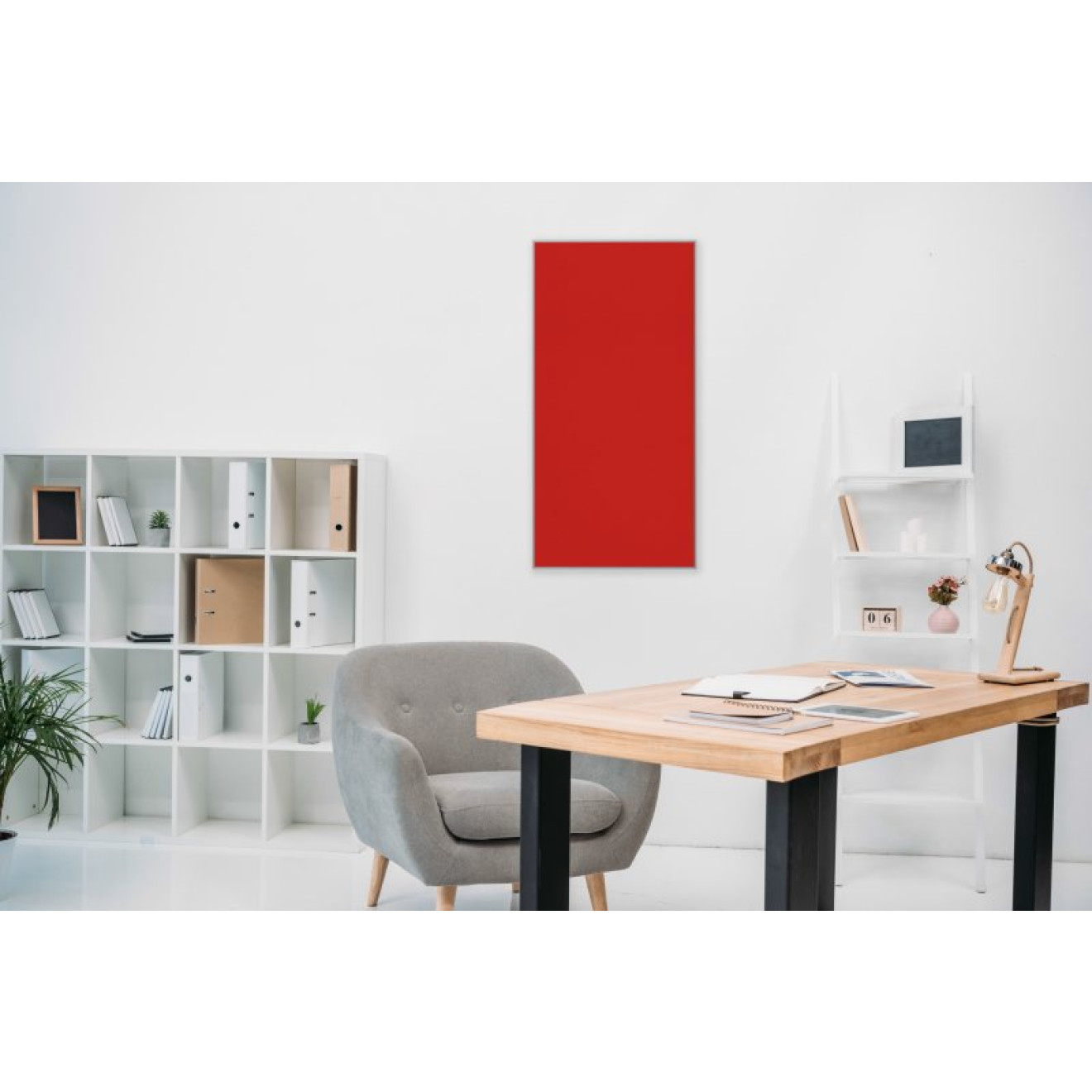 Akustikbild Unifarben mit hochwertigem ©Camira YS079