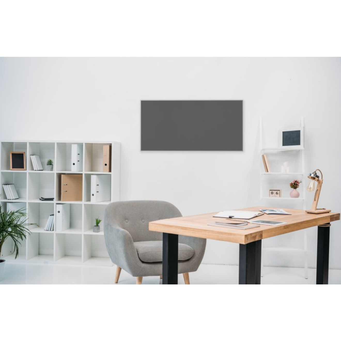 Akustikbild Unifarben mit hochwertigem ©Camira YS081