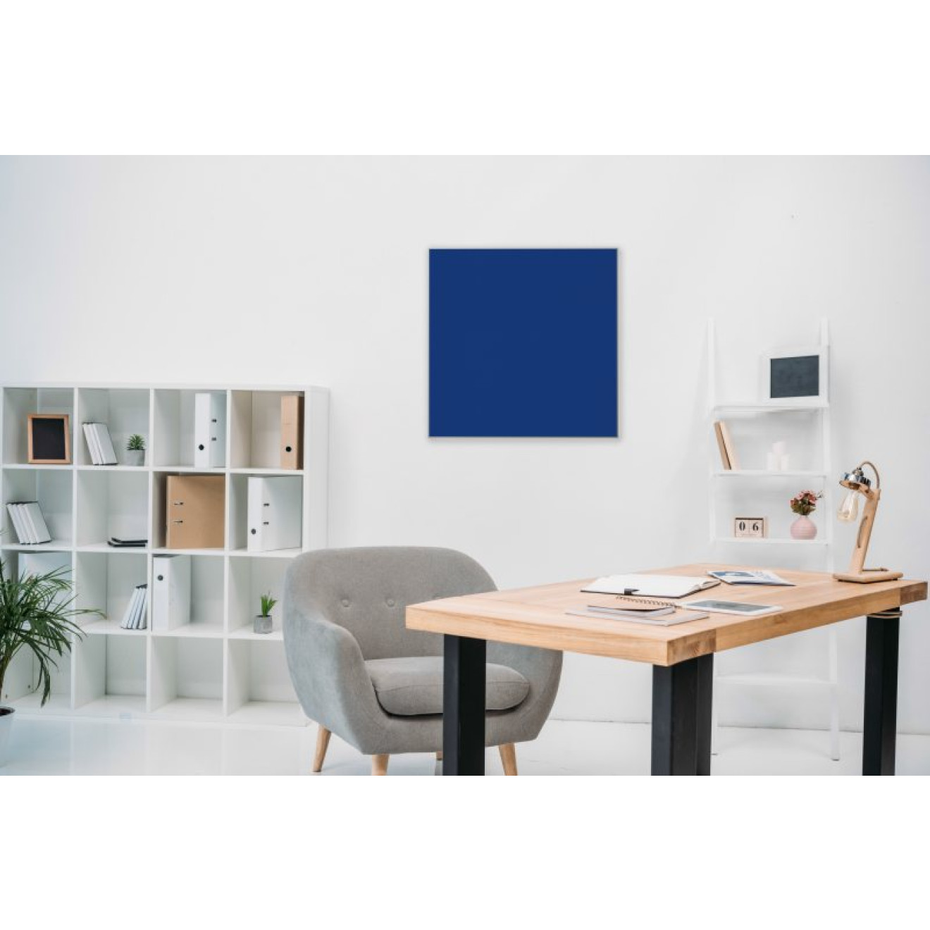 Akustikbild Unifarben mit hochwertigem ©Camira YS082