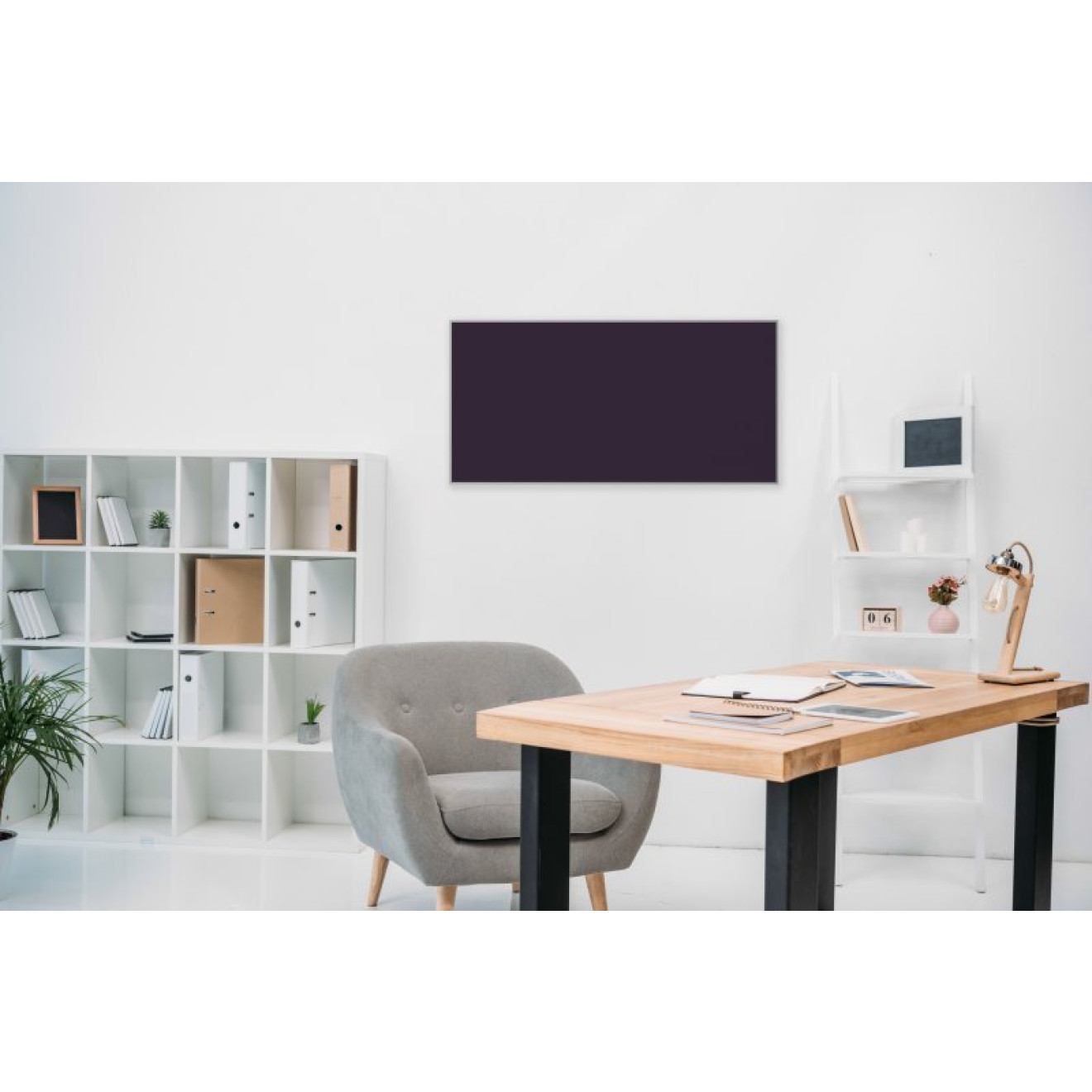 Akustikbild Unifarben mit hochwertigem ©Camira YS084