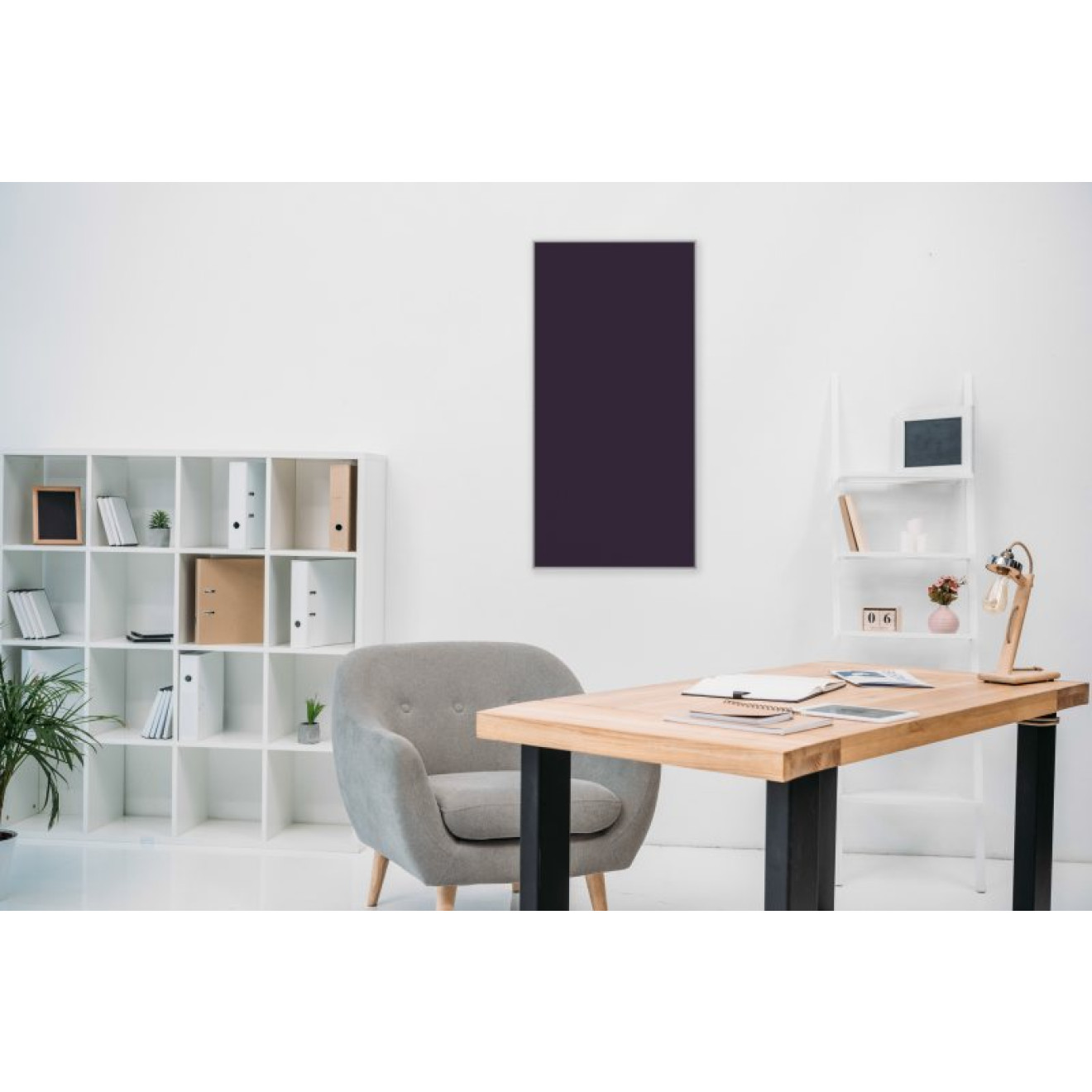 Akustikbild Unifarben mit hochwertigem ©Camira YS084