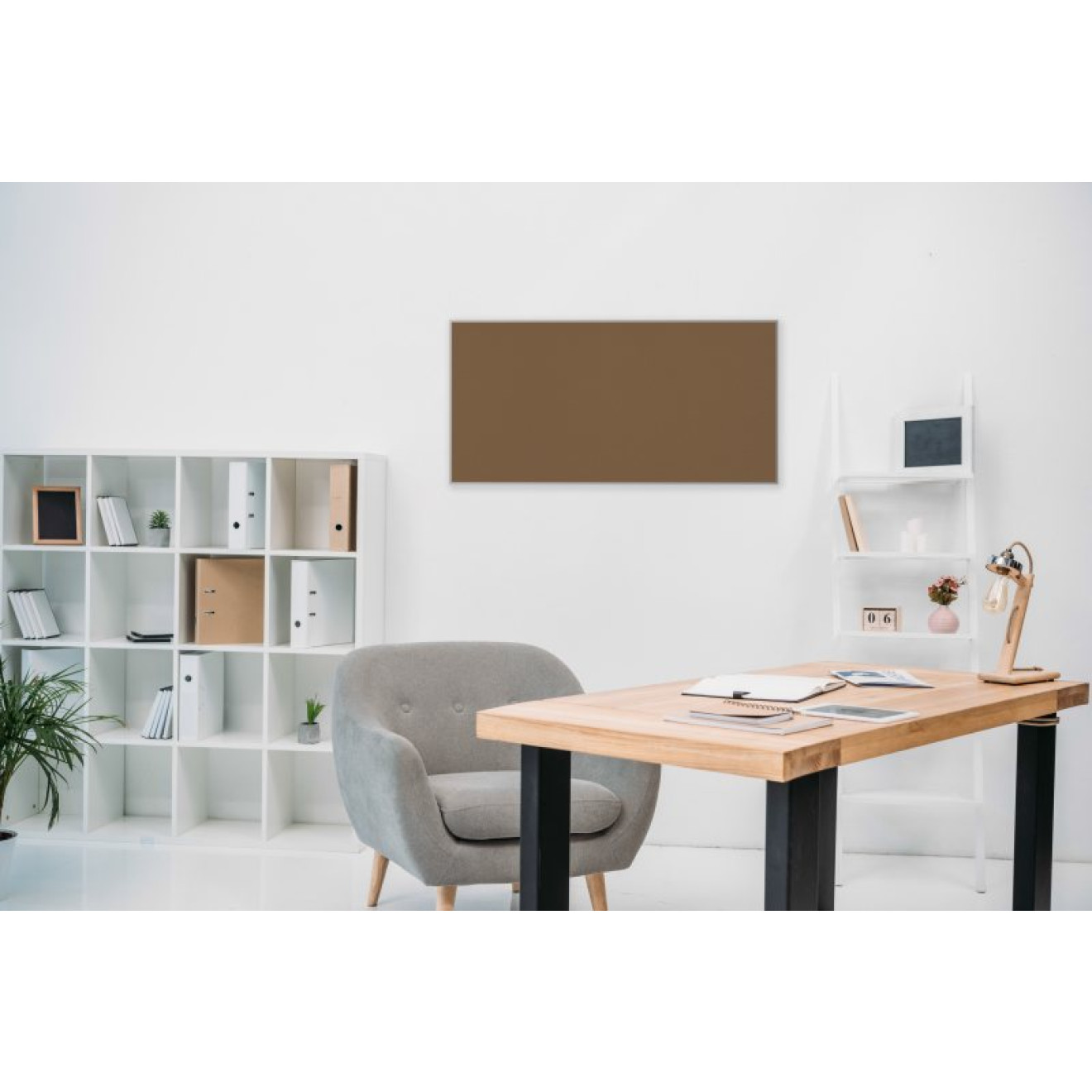 Akustikbild Unifarben mit hochwertigem ©Camira YS091