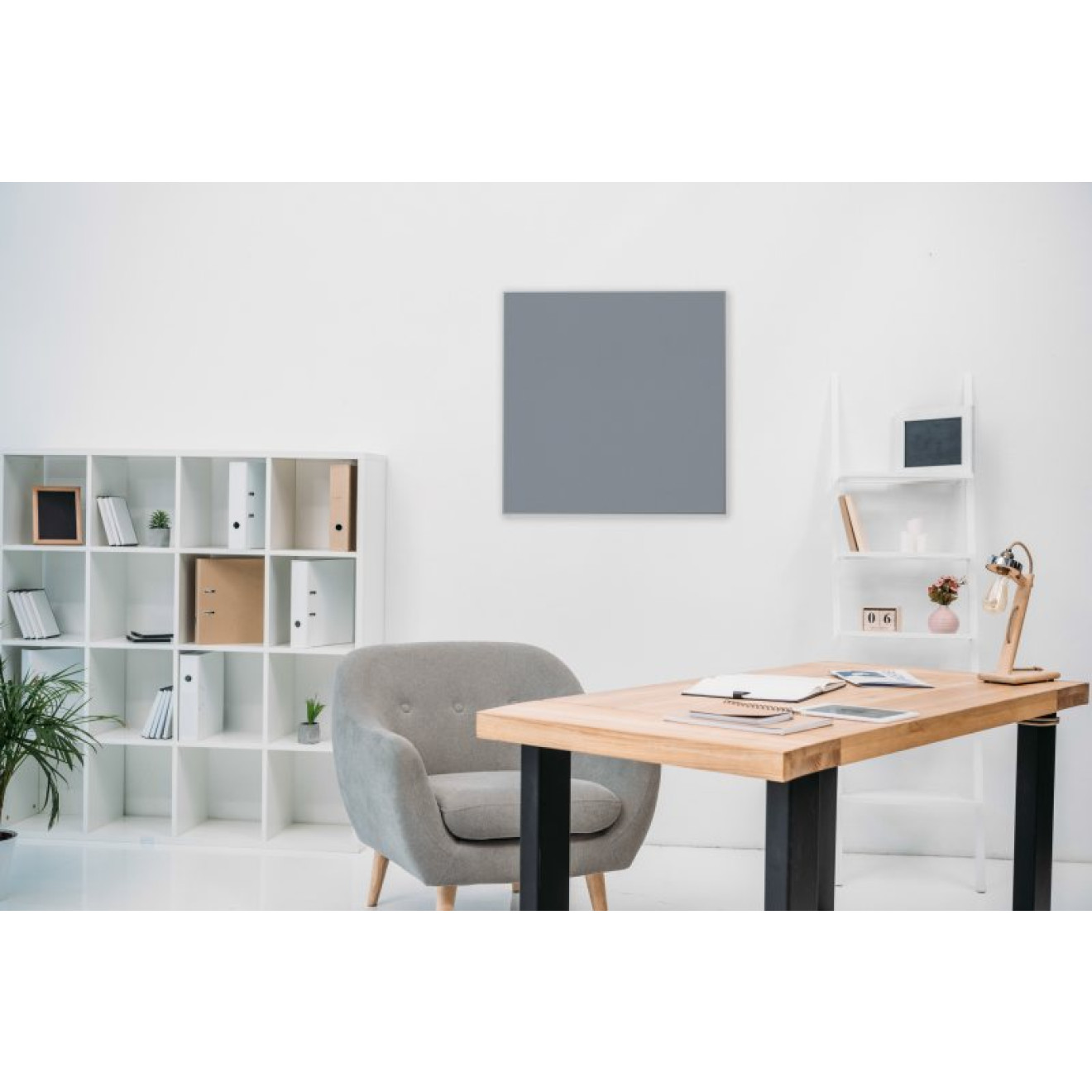Akustikbild Unifarben mit hochwertigem ©Camira YS094