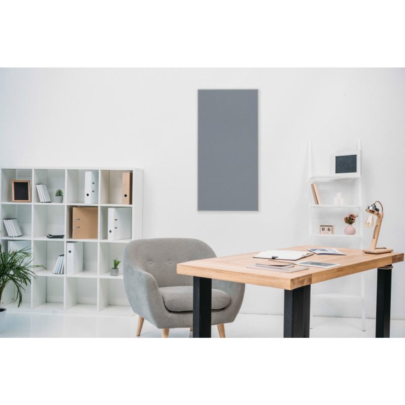 Akustikbild Unifarben mit hochwertigem ©Camira YS094
