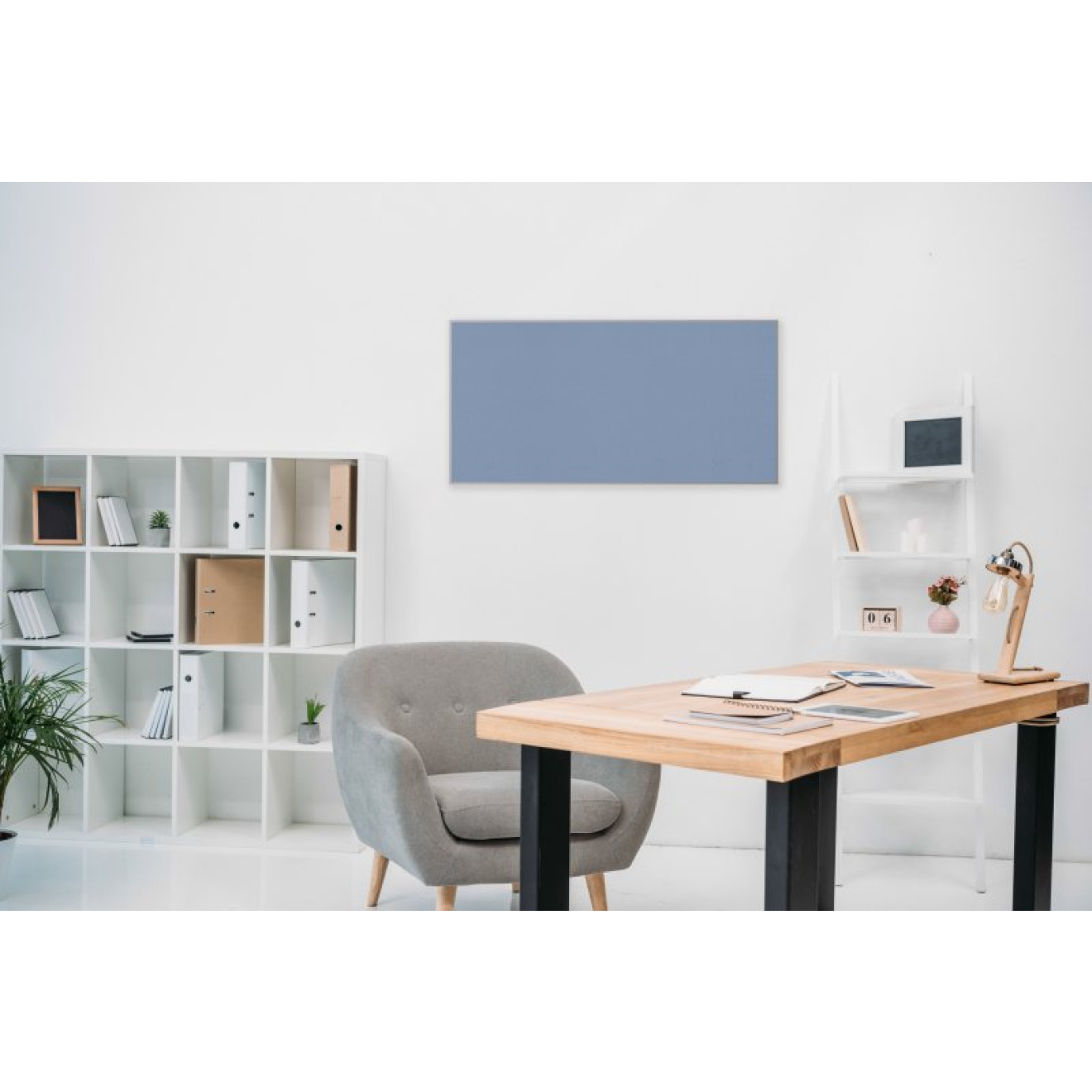 Akustikbild Unifarben mit hochwertigem ©Camira YS095