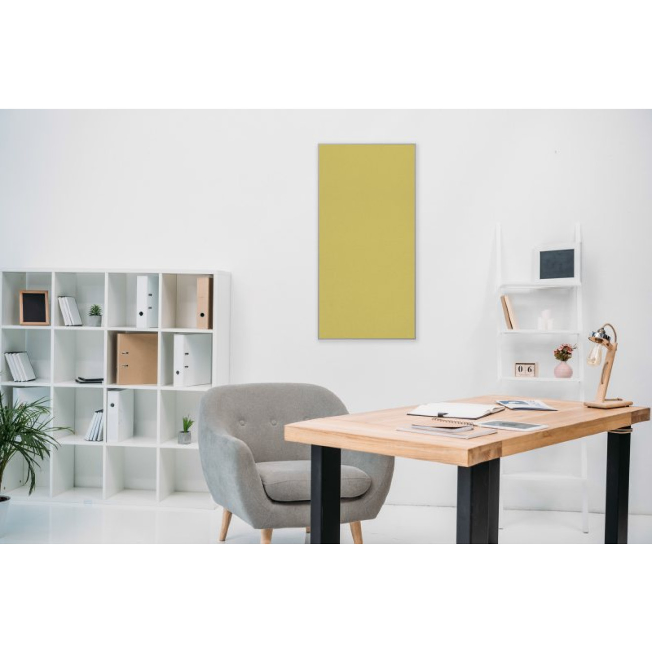 Akustikbild Unifarben mit hochwertigem ©Camira YS096