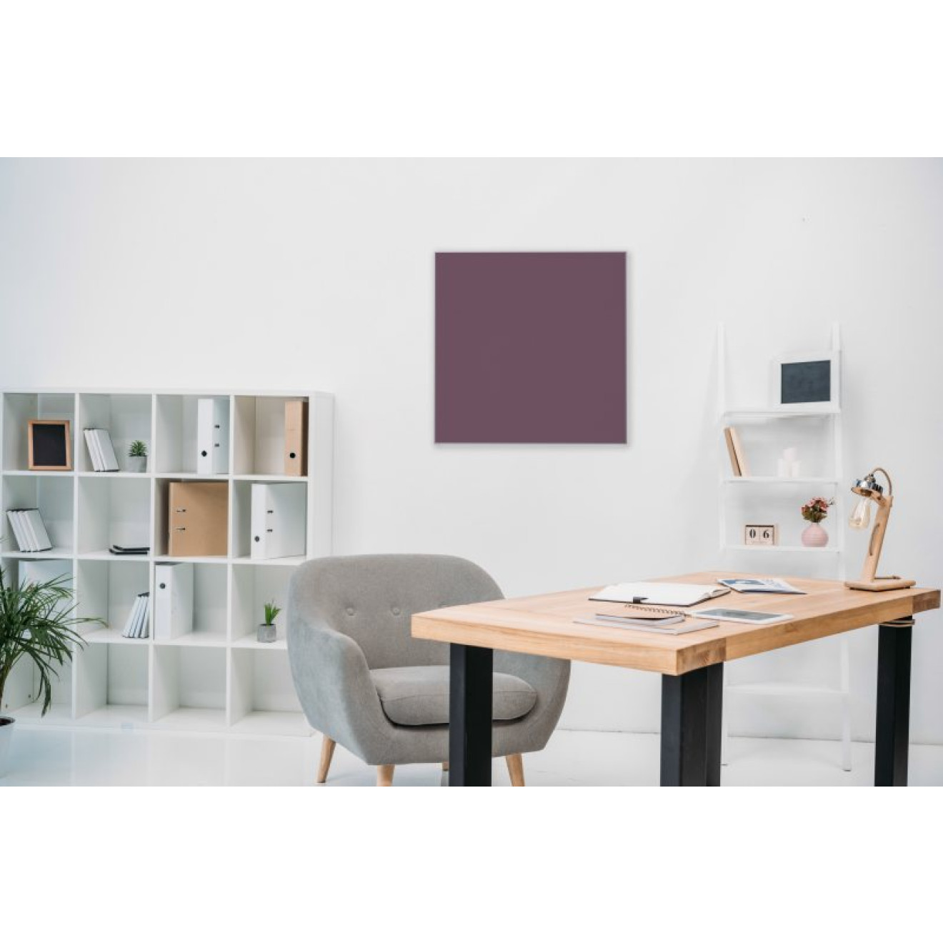 Akustikbild Unifarben mit hochwertigem ©Camira YS102