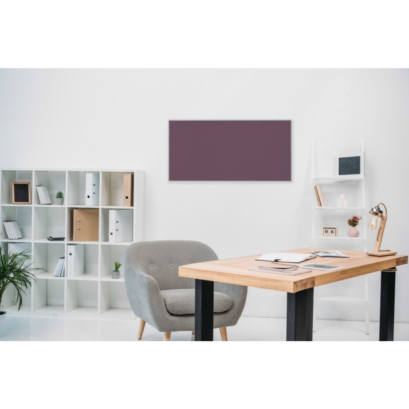 Akustikbild Unifarben mit hochwertigem ©Camira YS102