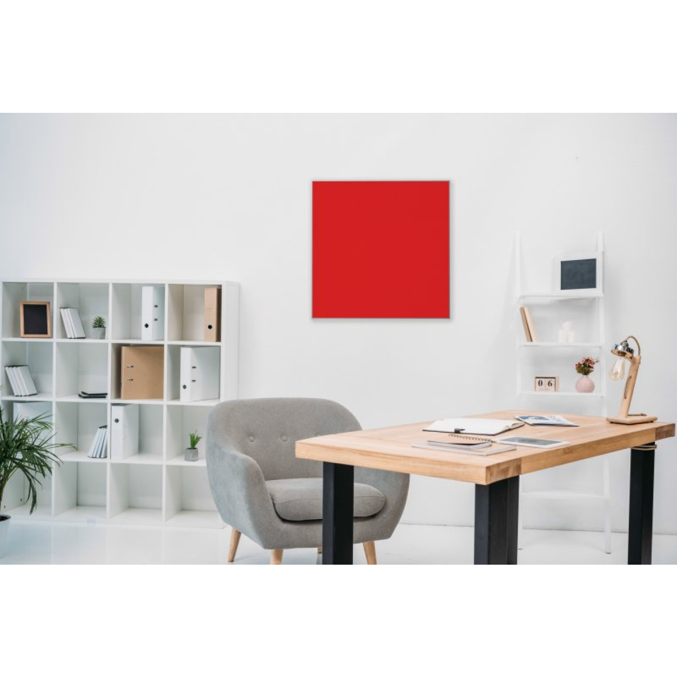 Akustikbild Unifarben mit hochwertigem ©Camira YS105