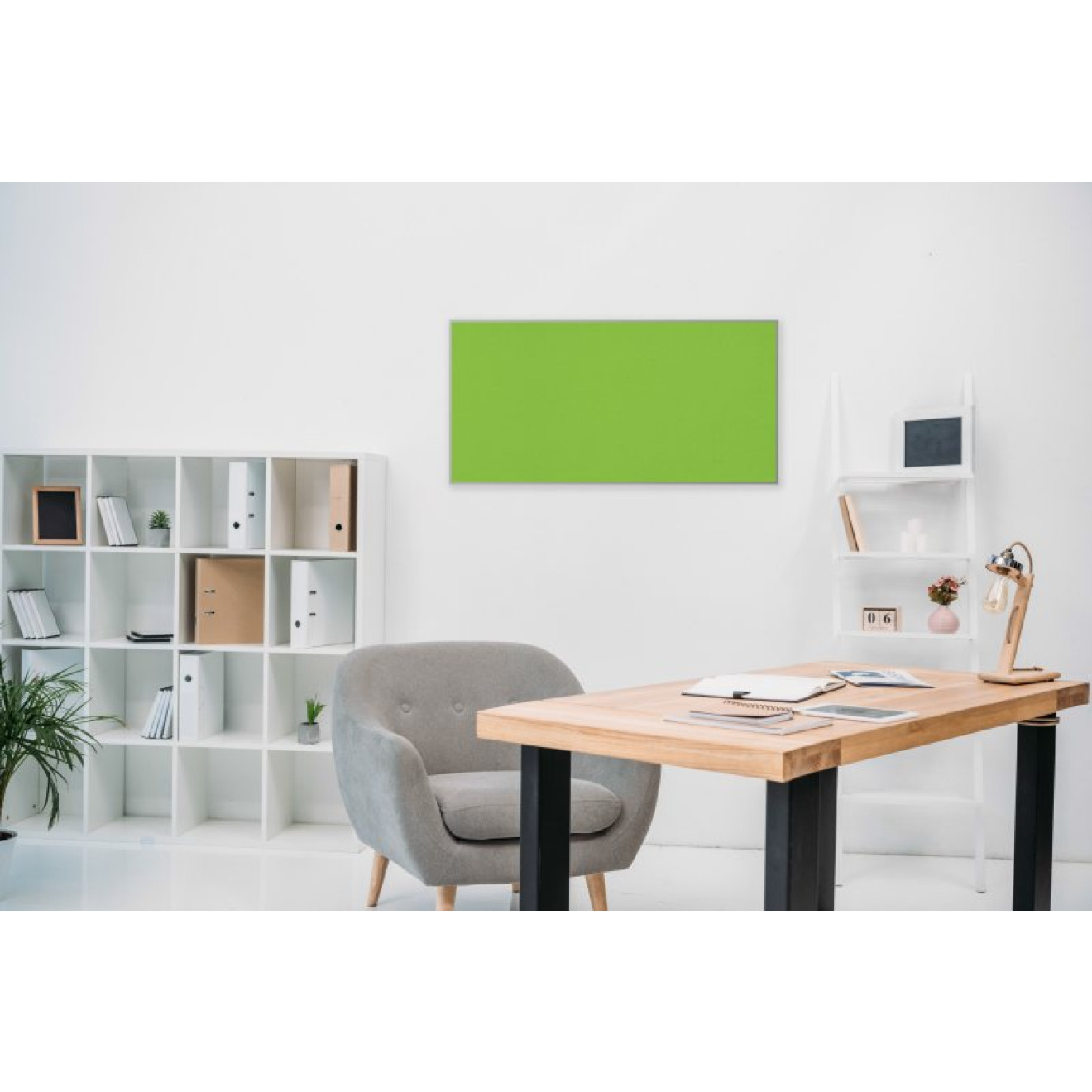 Akustikbild Unifarben mit hochwertigem ©Camira YS156
