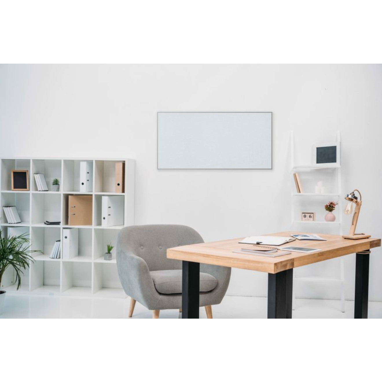 Akustikbild Unifarben mit hochwertigem ©Camira YS165
